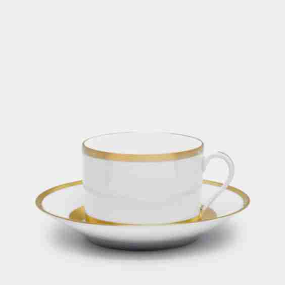 William Porcelain Breakfast Cup and Saucer