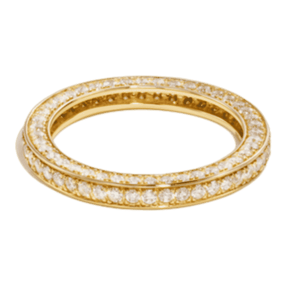 Triple Diamond Eternity Band Ring