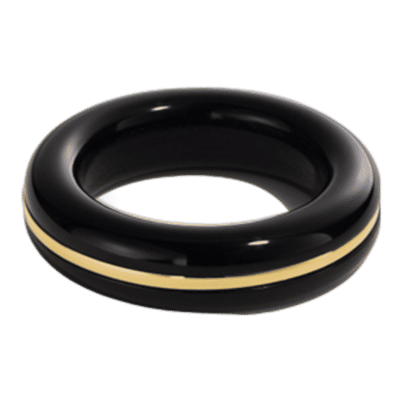 Essential Stacking Ring Black Onyx