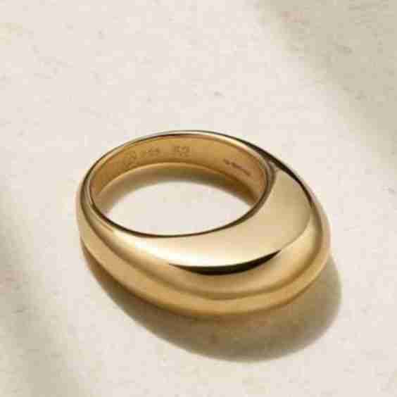 The Curve Recycled Gold Vermeil Ring