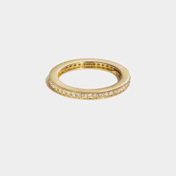 Single Line Diamond Band