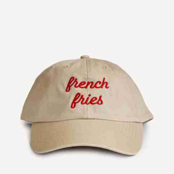 French Fries Embroidered Dad Hat