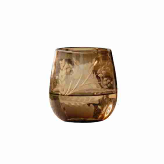 Forma Etched Drinking Glass