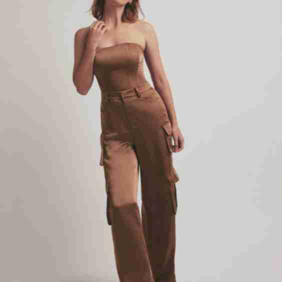 The Satin Cargo Pants