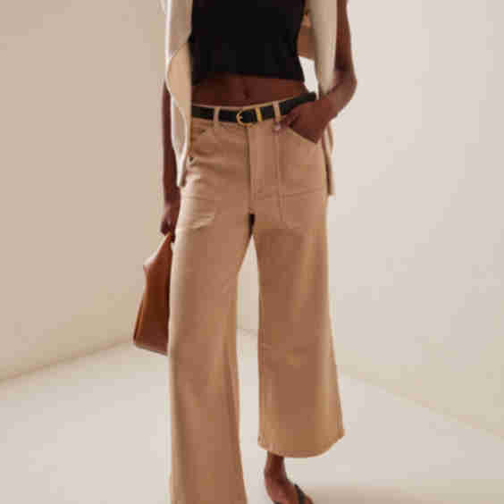 The Mischa Super High Rise Wide Leg Ankle