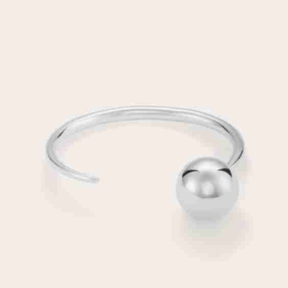 Point & Sphere Bangle
