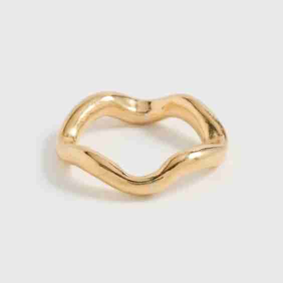 Ring Onda Oro
