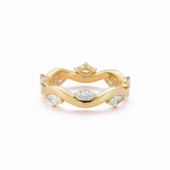 Marquise Constellation Ring