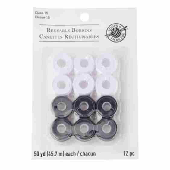 Reusable Bobbins, Black & White