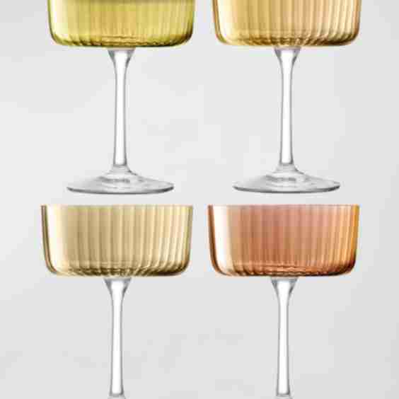 Gems Champagne Cocktail Glasses