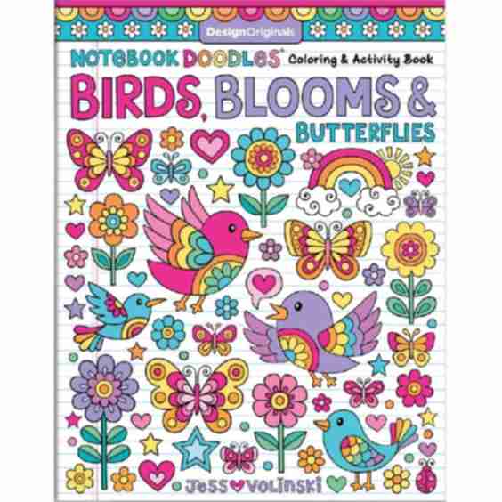 Coloring Book- Birds & Blooms