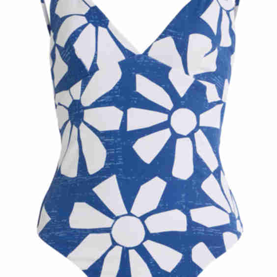 Flower One Piece Swimsuit
