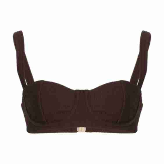 Textured Balconette Bikini Top