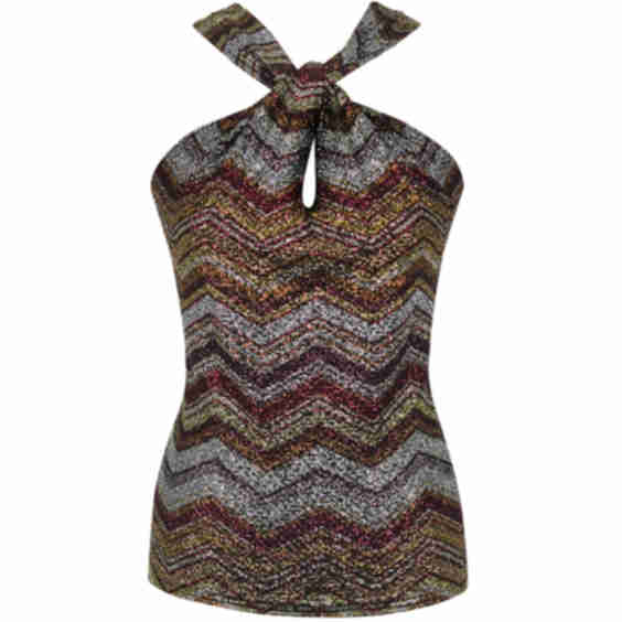 Nothing Lost Metallic Stripe Top