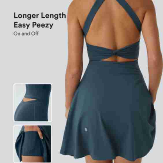 Flare Dance Active Dress-Longer Length-Easy Peezy Edition