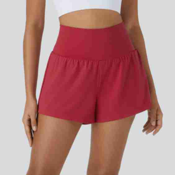 SoftlyZero Airy Super High Waisted Cool Touch Yoga Shorts with Pockets
