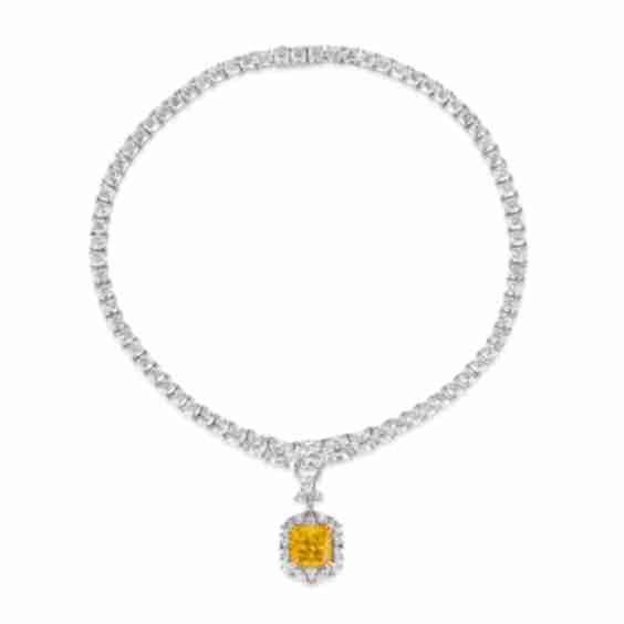 Amelie Statement Canary Necklace