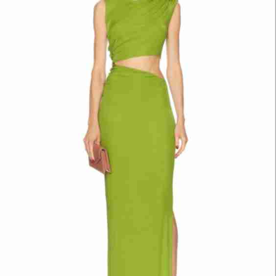 Cut Out Sleeveless Long Dress