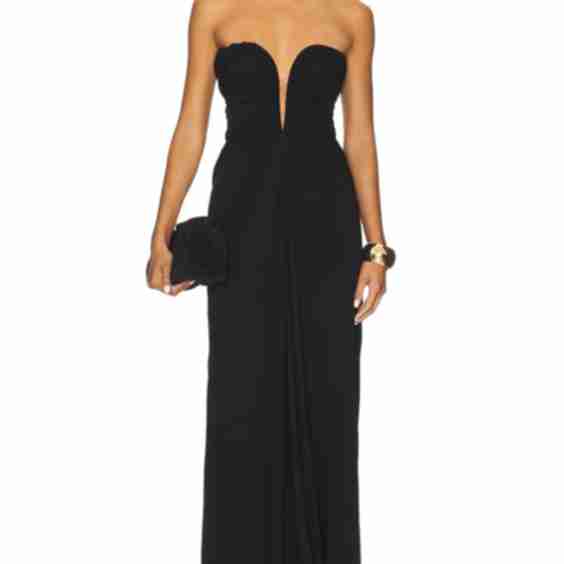 Bustier Ruched Gown