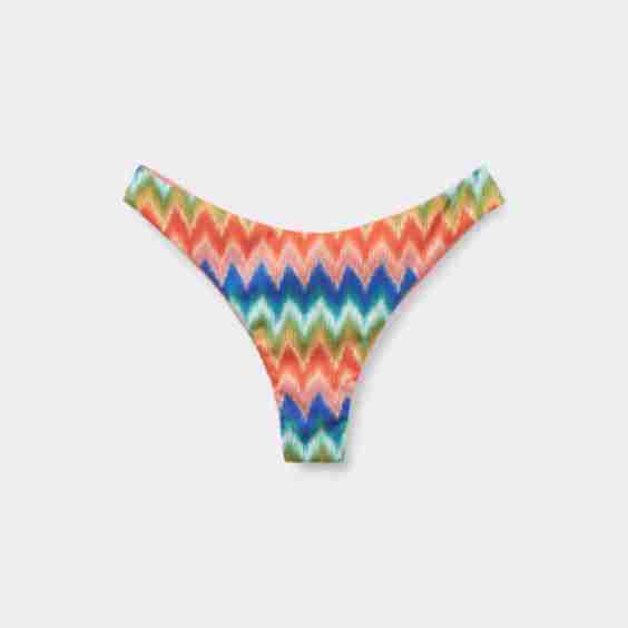 Brazilian Cut Swimsuit Bottoms Elegant Chevron