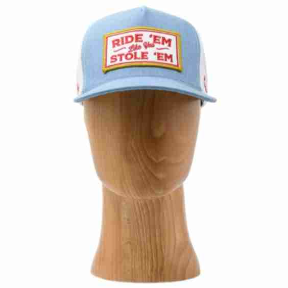 Ride Em Denim Trucker Hat