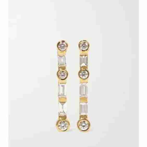 18-Karat Gold Diamond Earrings