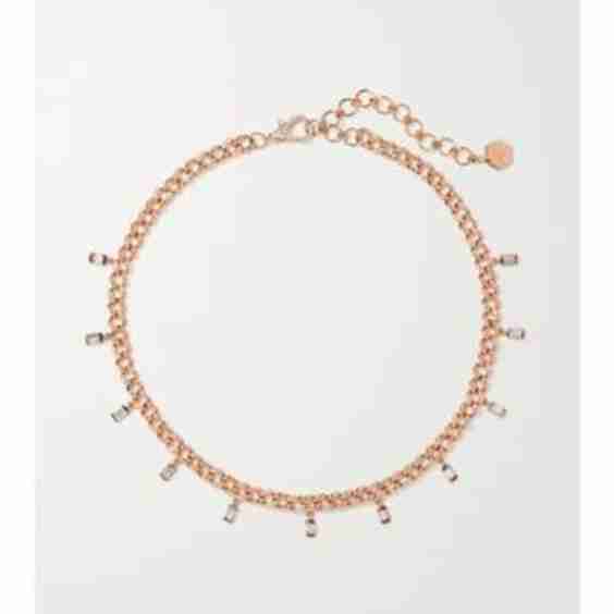 18-Karat Rose Gold Diamond Choker