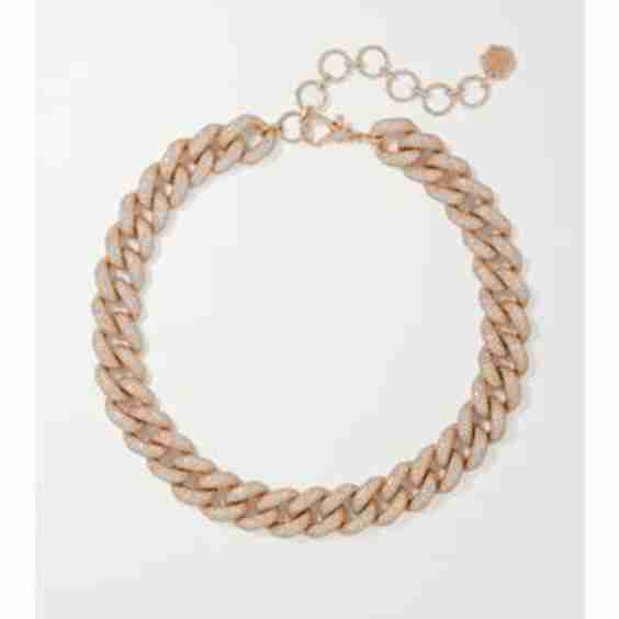 18-Karat Rose Gold Diamond Choker
