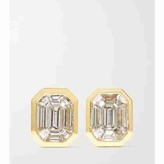 18-Karat Gold Diamond Earrings
