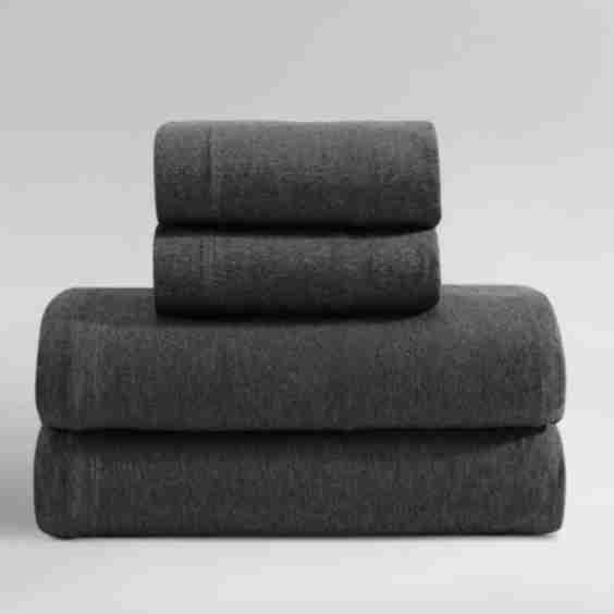 Modern Cotton Melange Jersey Sheet Set