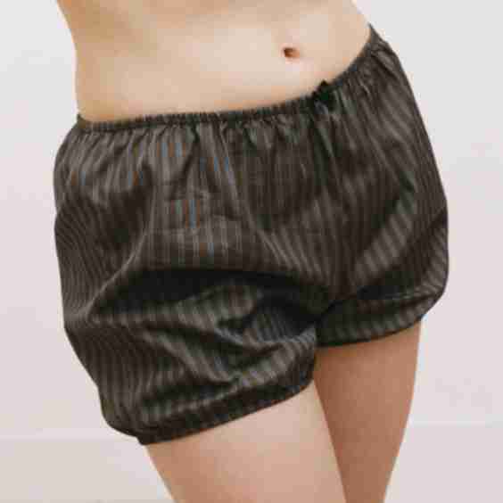 Striped Mini Bloomer Shorts