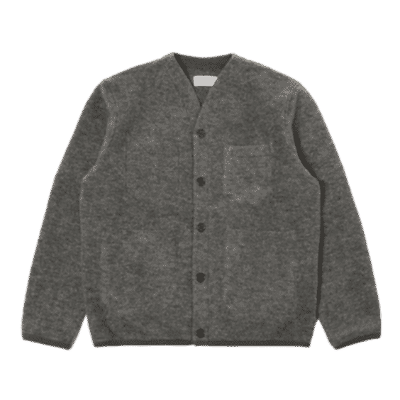 Wool Fleece Cardigan