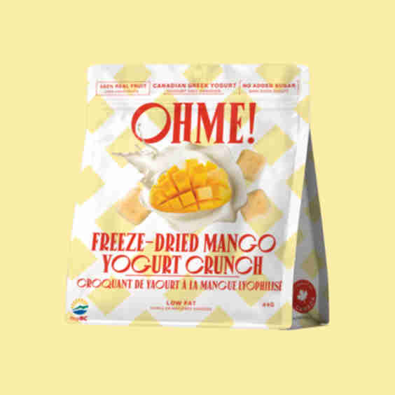 Freeze Dried Mango Yogurt Crunch