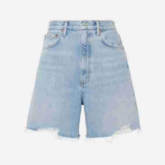 Stella High-Rise Denim Shorts