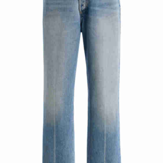 Lana Rigid Mid-Rise Straight Leg Jeans