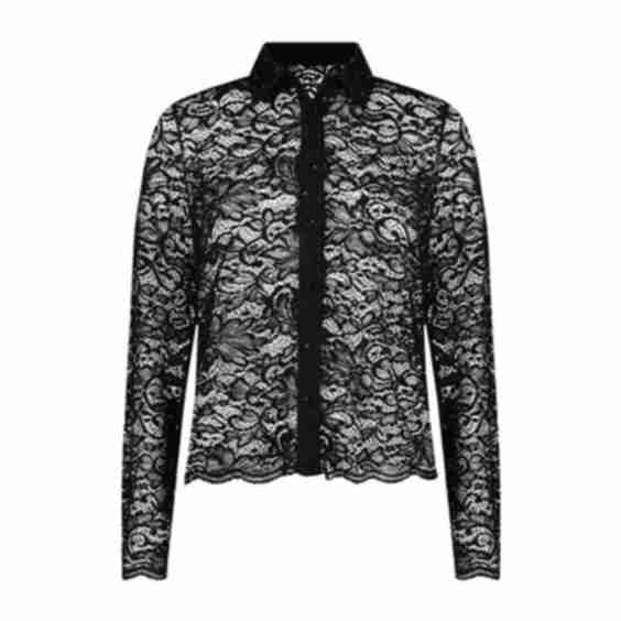 Jena Lace Button Up Shirt