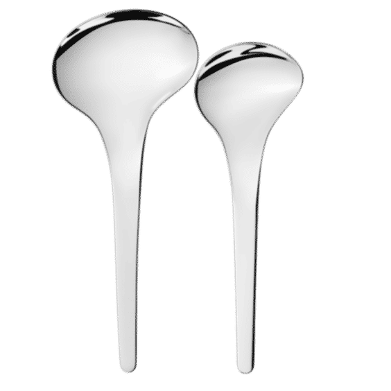 Helle Damkjær Bloom Set Of 2 Stainless Steel Spoons