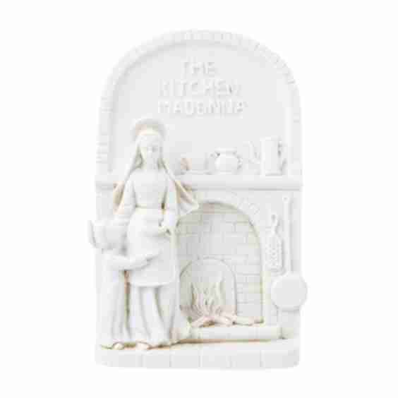 Ivory Kitchen Madonna Child Plaque