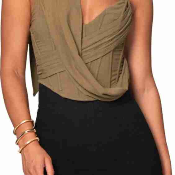 Coastal Bliss Scarf Strapless Corset