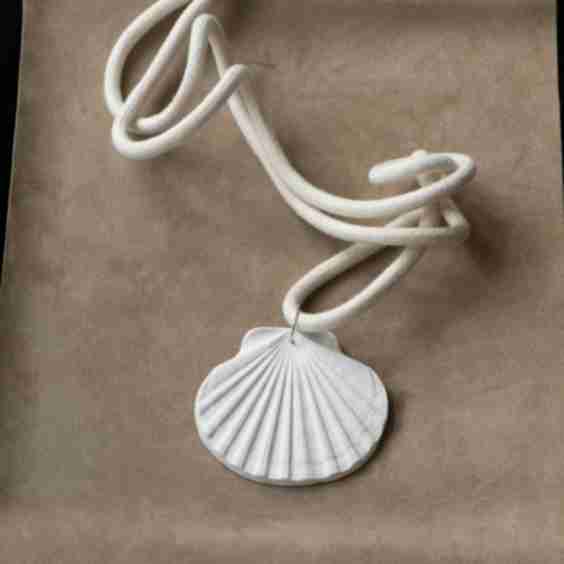 Porcelain Shell Amulet 07 Pendant Belt