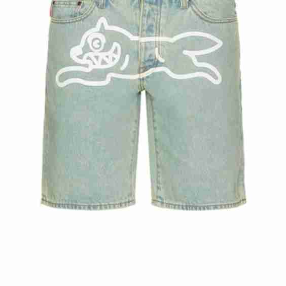 Running Dog Denim Shorts