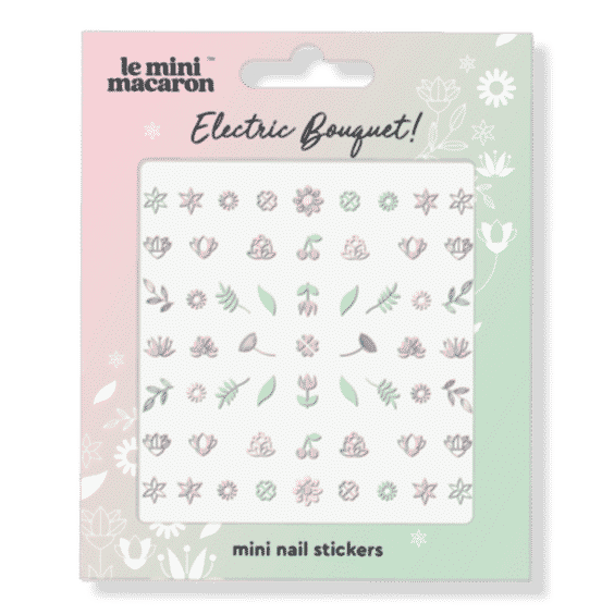 Mini Nail Stickers - Electric Bouquet Edition