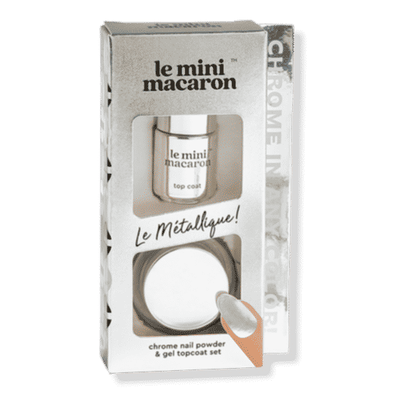 Le Métallique - Chrome Nail Powder & Gel Topcoat Set