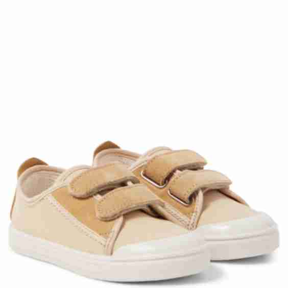 Suede Trimmed Sneakers