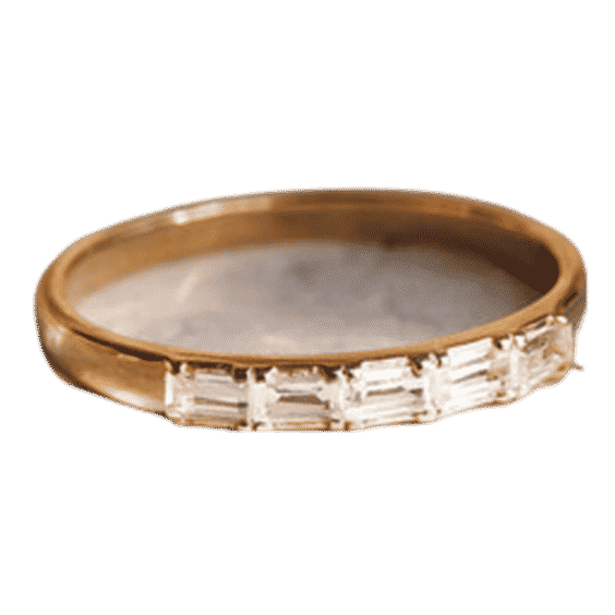 Baguette Ring White Topaz - Julie