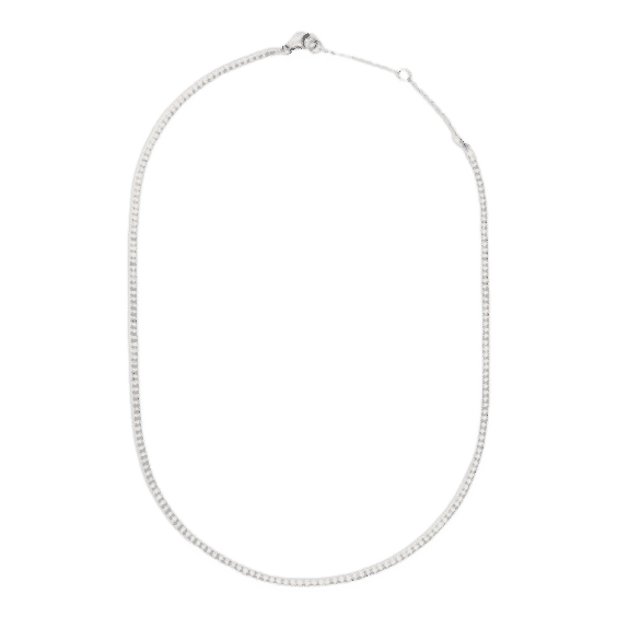 Tennis Necklace Silver