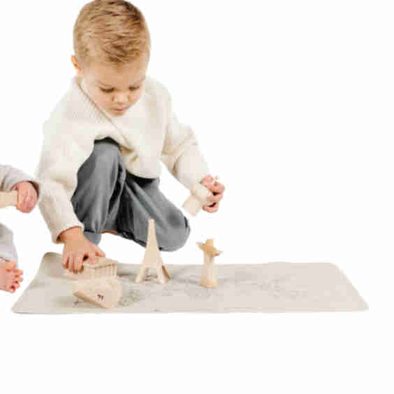 World Map Changing Mat
