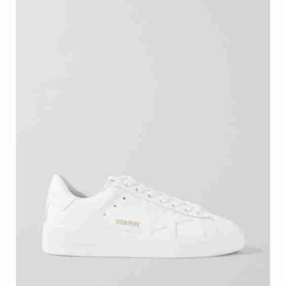 White Pure Star Leather Sneakers