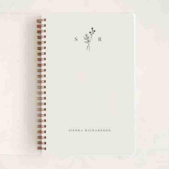 Botanical Monogram By Kelly Schmidt