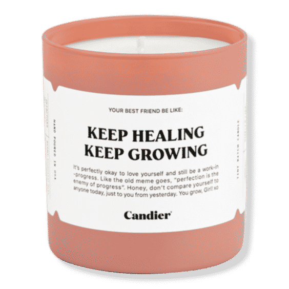 Keep Healing Keep Growing Candle